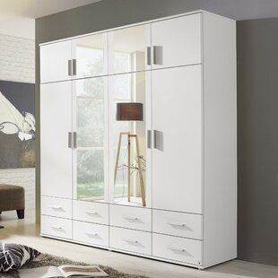 Wardrobes, Fitted Wardrobes & Corner Wardrobes You'll Love | Wayfair.co.uk Big Wardrobe, Corner Wardrobe, 4 Door Wardrobe, Wardrobe Solutions, Bedroom Armoire, Fitted Wardrobes, First Apartment, Big Houses, Suitcases