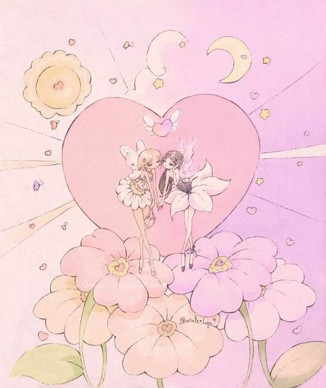 Ethereal Art, Fairy Art, A Drawing, Pretty Art, 그림 그리기, Wall Collage, Pink Heart, Monster High, Aesthetic Art