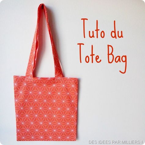 Tuto du tote bag ! Tod Bag, Handmade Travel Bag, Tods Bag, Tote Bag Tutorial, Diy Bags Purses, Diy Handbag, Creation Couture, Couture Sewing, Eco Bag