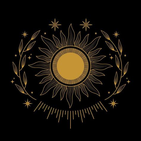 Sun Motif Design, Sun Staff Design, Sun Symbol Design, Sun Design Graphics, Sun Logo Ideas, Diety Work, Sun Logo Design Ideas, Sun Character Design, Sun Symbolism