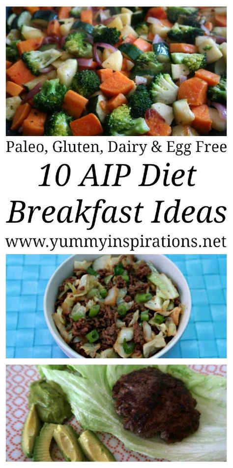 Aip Diet Breakfast, Diet Breakfast Ideas, Aip Foods, Aip Diet Recipes, Elimination Diet Recipes, Histamine Diet, Egg Free Breakfast, Autoimmune Protocol Diet, Aip Breakfast