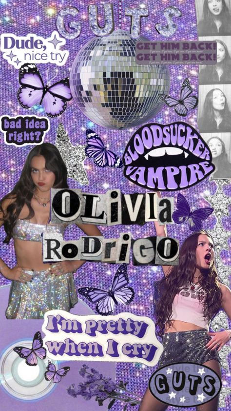 Olivia Rodrigo Wallpaper 💜💿 Preppy Olivia Rodrigo Wallpaper, Olive Rodrigo Wallpaper, Olivia Aesthetic Wallpaper, Olivia Rodrigo Inspired Wallpaper, Cute Olivia Rodrigo Wallpapers, Olivia Core Aesthetic Wallpaper, Olivia Rodrigo Core Aesthetic, Olivia Rodrigo Iphone Wallpaper, Olivia Rodrigo Phone Wallpaper