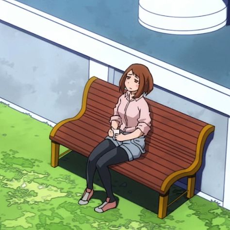 Ochako Uraraka Casual Outfit, Ochako Uraraka Outfit, Ochako Uraraka Inspired Outfit, Mha Pics, Mha Art, Deku X Uraraka, Ochaco Uraraka, Mha Stuff, Discord Pfps