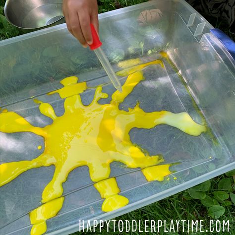 Yellow Activity For Toddlers, Sun Sensory Bin, Science Sensory For Toddlers, Yellow Preschool Activities, Yellow Crafts For Toddlers, Sun Activities For Toddlers, Space Day Activities, Preschool Sun Crafts, Sun Activities Preschool