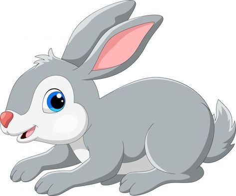 Vector cute rabbit cartoon | Premium Vector #Freepik #vector #rabbit-cartoon #bunny #rabbit-illustration #cartoon Bunnies Pictures, Rabbit Cartoon Drawing, Hare Pictures, Animal Pictures For Kids, Rabbit Artwork, Deer Cartoon, Rabbit Clipart, Rabbit Wallpaper, Rabbit Pictures