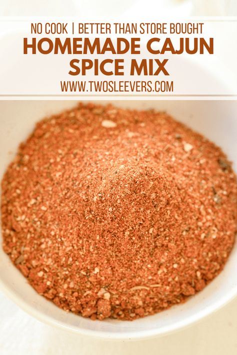 Cajun Seasoning Recipe, Cajun Spice Mix, Homemade Dry Mixes, Homemade Cajun Seasoning, Cajun Spice, Dry Rub Recipes, Homemade Spice Mix, Cajun Dishes, Spice Mix Recipes