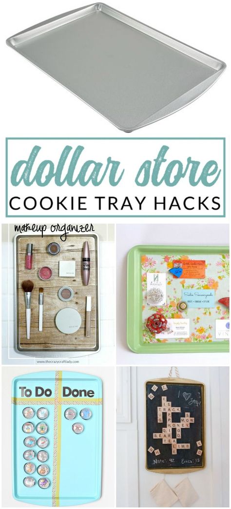 Genius Decorative Magnetic Boards made from Dollar Store Cookie Sheets Organisation, Cookie Sheet Magnet Board, Decorative Magnetic Board, Cookie Sheet Crafts, Diy Kids Room, Diy Magnet Board, Diy Office Organization, Magnetic Organizer, Diy Magnets