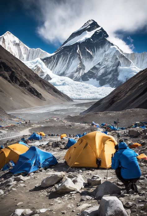 Mount Everest Camp (Copy) Check more at https://paintlyx.com/mount-everest-camp-copy/ Mount Everest Wallpaper, Everest Wallpaper, Gunung Everest, Everest Mountain, Goal Board, Cities To Visit, Unique Experiences, Mountain Climbing, Best Cities