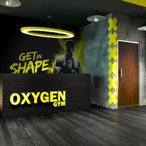 Fitness Design Gym, Gym Architecture, Commercial Gym Design, Gym Wall Stickers, Gym Design Interior, Gym Bar, Gym Wall Decor, Gym Wallpaper, Gym Poster