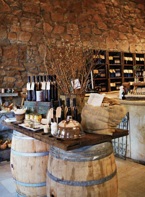 Wine Store Design, Wine Shop Interior, Olive Oil Store, Wine Boutique, Grocery Store Design, Wine Tasting Room, Cellar Design, Wine Shop, Wine Display