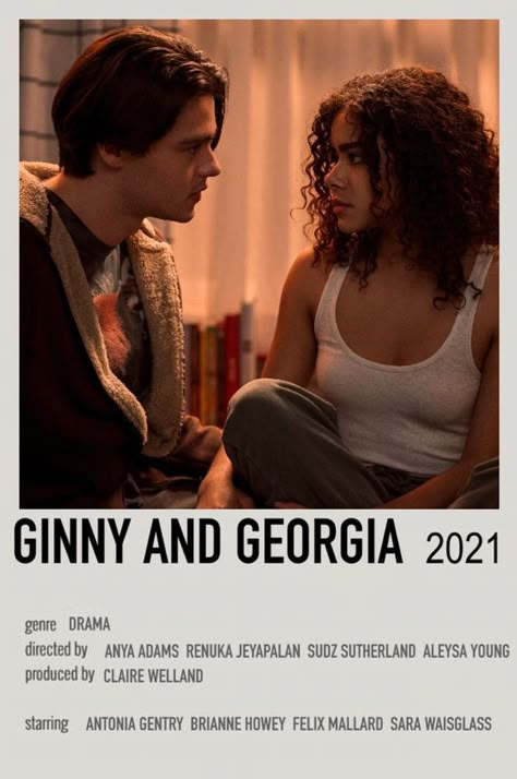 Ginny And Marcus Season 2, Ginny And Marcus, Album Cover Wall Decor, Ginny And Georgia, Taylor Holder, Girly Movies, Film Posters Minimalist, Great Movies To Watch, Polaroid Poster