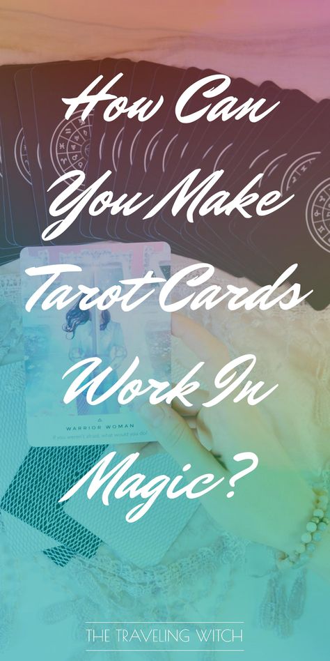 How Can You Make Tarot Cards Work In Magic? — The Traveling Witch Make Tarot Cards, Wicca Books, Tarot Spells, 4 Witches, Different Energy, Occult Witch, Tarot Journal, Rider Waite Deck, Traditional Witchcraft