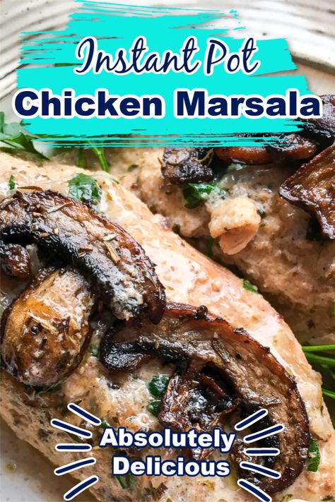 Best Chicken Marsala Recipe, Instant Pot Chicken Marsala, Chicken Marsala Recipe, Gluten Free Instant Pot, Recipe Instant Pot, Marsala Recipe, Marsala Chicken Recipes, Creamy Mushroom Sauce, Marsala Wine