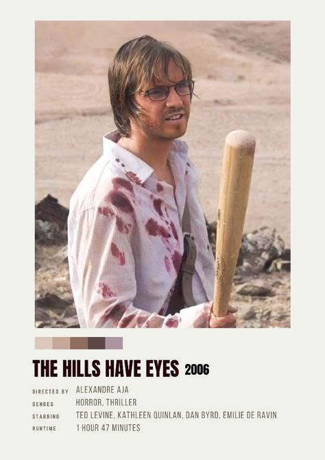 Rekomendasi Film The Hills Have Eyes Poster, The Hills Have Eyes 2006, Hills Have Eyes Movie, Movies Minimalist, Halloween Movie Poster, Slasher Summer, Aaron Stanford, Movie Recs, Eye Movie