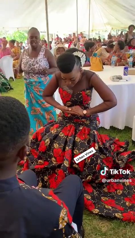 She nailed the "Tyola" Wiyu Wiyu 💃💃💃 | By Zambian Weddings and Kitchen Parties Zambian Wedding, Our Wedding, Weddings, Nails, Quick Saves