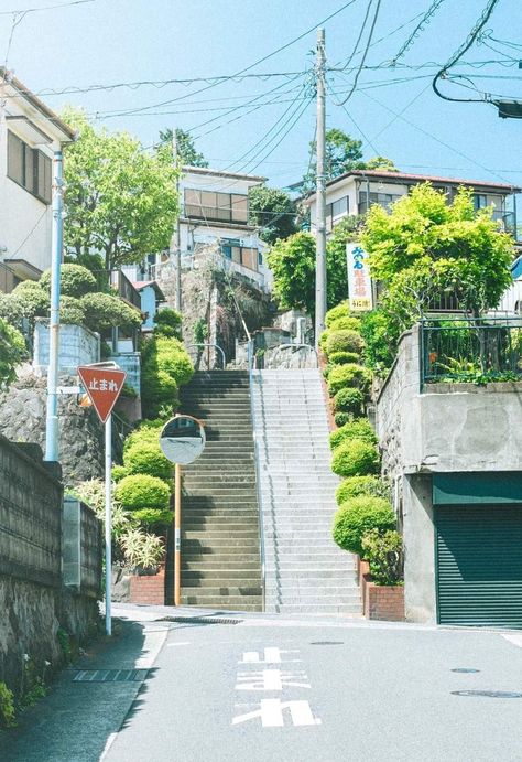 Japanese Neighborhood, Japan Countryside, Japanese Buildings, Japanese Town, Japanese Countryside, ��심플한 그림, Chiba Japan, Building Photography, Cityscape Photography