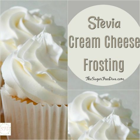 Sugar Free White Cake Recipe - THE SUGAR FREE DIVA Sugar Free Frosting, Stevia Recipes, Cheesecake Muffins, Sugar Free Baking, Sugar Free Treats, Spice Muffins, Baking Desserts, Sugar Free Low Carb, Low Carb Dessert