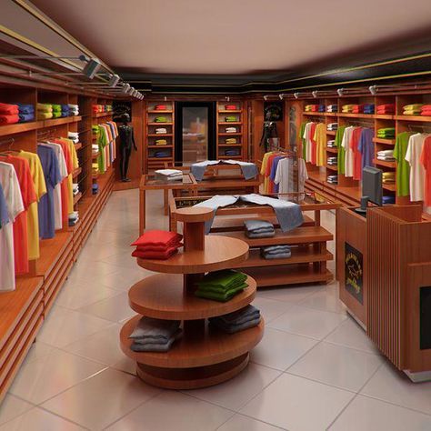 Clothing Store Interior Design, Small Shop Interior, Clothes Shop Design, Retail Store Layout, Clothing Store Displays, Clothing Store Interior, Interior Simple, Clothing Store Design, Ideas Clothes