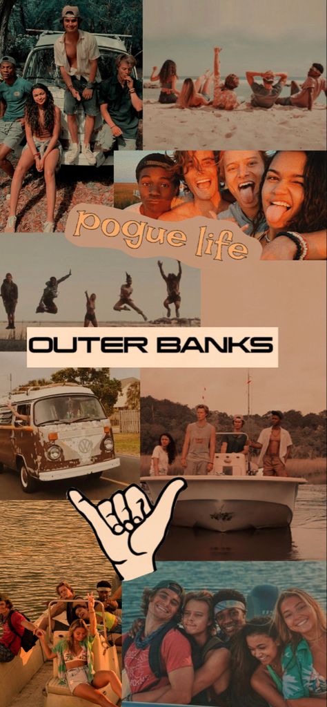 Outer Banks Aesthetic Show, Les Pogues, Outer Banks Style, Outer Banks Beach, Cute Summer Wallpapers, The Pogues, Outer Banks Nc, Country Kids, Iphone Wallpaper Themes