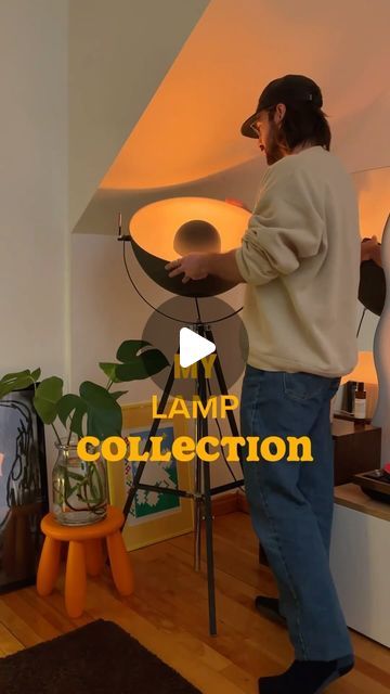 E. Efe Vardar on Instagram: "Lighting is such a big part of how I decorate my space, so I wanted to share some of my favorite lighting pieces with you!

Most of my lamps are equiped with #philipshue bulbs to get the most out of them. But there are many cheaper alternatives you can use!

Let me know if you have any of these lamps in your living space!

#lamp #lamps #home #homedecor #lighting #cozyhome #cozy #livingroominspo #loft #ikea #papermoon #asano #saltlamp #moodlighting #hue" No Ceiling Light Solution, Space Lamp, Salt Lamp, My Space, Living Room Inspo, Cozy House, Lamps, Living Spaces, My Favorite