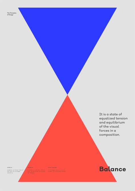 Balance – The Principles of Design poster serie by Gen Design Studio #poster #minimal Graphic Design Symmetry, Symmetry In Design, Poster Design Composition, Symmetrical Poster, Balance Design Principle, Balance Poster Design, Principles Of Design Balance, Balance Poster, Symmetrical Composition