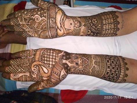 Tapasya mehandi design #bhagwan_mahaveer_swami #ganesh_ji  for book your order and more details contact on whatsapp @ 9079652094 Tapasya Mehandi Design, Mahaveer Bhagwan, Modern Mehndi, Modern Mehndi Designs, Dulhan Mehndi, Ganesh Ji, Dulhan Mehndi Designs, Mehandi Design, Mehandi Designs