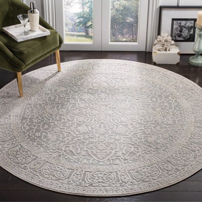 Grey And Cream Rug, Bedroom Area Rug, Cream Area Rug, Rug Direct, Cream Rug, Floral Area Rugs, Round Area Rugs, Rug Sets, Laurel Foundry Modern Farmhouse