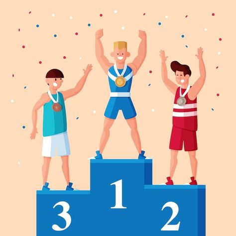 Olympic Podium, National Sports Day, Games Illustration, Sport Games, Sport Illustration, Game Illustration, Sports Day, Sports Photography, Olympic Games