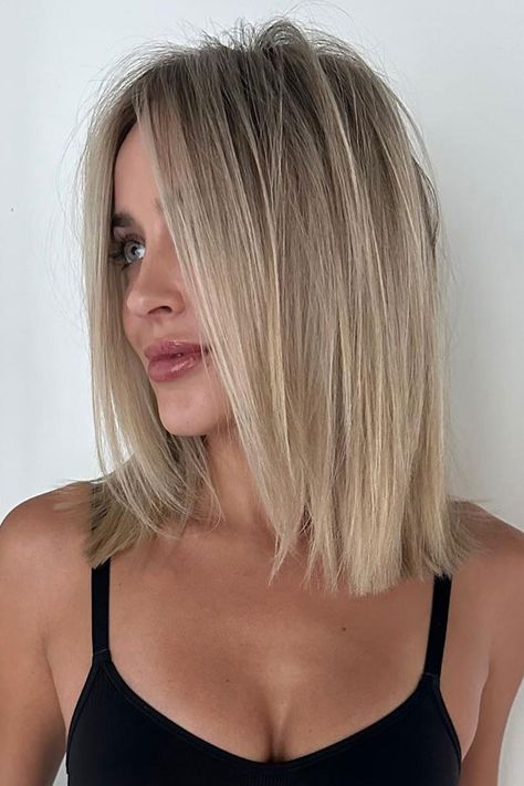 Ombre Blonde Collarbone-Length Haircut for Fine Hair, long bob haircuts, medium length bob, lob haircut, long bob hairstyle, Lob Haircut For Fine Hair, Bob Haircuts Medium Length, Lob Haircut Long, Collarbone Length Haircut, Bob Lob Haircut, Haircut Long Bob, Fine Hair Long, Hair Long Bob, Bronde Lob