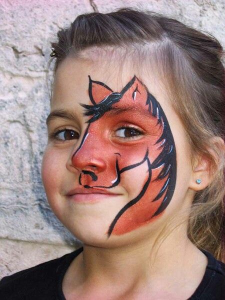 Horse Face Paint Horse Face Paint Easy, Rodeo Face Paint, Western Face Paint, Farm Animal Face Paint, Horse Face Painting, Pie Holes, Kiss Face Paint, Horse Face Paint, Horse Cupcakes