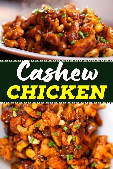 This cashew chicken recipe rivals any takeout order! It's savory, nutty, satisfying, and delicious. The best part is, you can have it ready in 30 minutes. Easy Cashew Chicken Recipe, Easy Cashew Chicken, Cashew Chicken Sauce, Cashew Chicken Stir Fry, Cashew Recipes, Cashew Chicken Recipe, Better Than Takeout, Cashew Chicken, Chicken Stir Fry