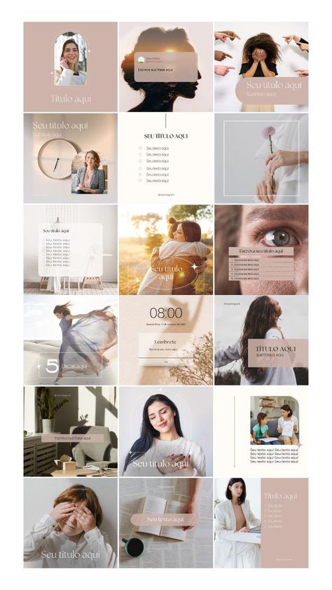 Social Marketing Design, Aesthetic Branding, Inmobiliaria Ideas, Designer Canvas, Instagram Branding Design, Instagram Feed Planner, Instagram Feed Layout, Feed Insta, Social Media Marketing Content