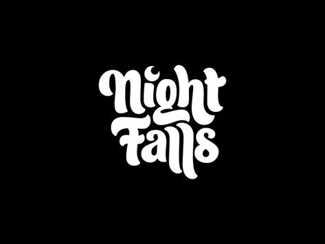 Night Falls Logotype Podcast Title designed by Wells Collins. Connect with them on Dribbble; the global community for designers and creative professionals. Podcast Title Design, Logo Connection, Podcast Logo, Title Design, Global Community, Creative Professional, Podcast, Tech Company Logos, Graphic Design