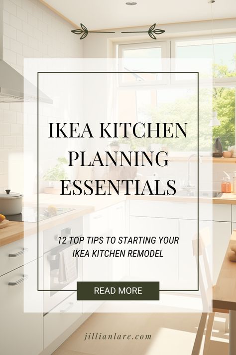 Looking for tips on planning an IKEA kitchen remodel? Our post takes you through the must-know details that will save you time and money. #IKEAKitchenRemodel #TimeSavers #MoneySavers Ikea Kitchen Planning, Ikea Wall Cabinets, Ikea Kitchen Planner, Ikea Kitchen Remodel, Kitchen Planning, Semi Custom Cabinets, Ikea Wall, Ikea Kitchen Design, Ikea Ideas