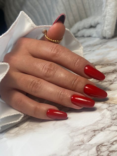 Louboutin nails ❤️ Louboutin Nails, Trend Nails, Nails 2023, Red Colour, Black Nails, Almond Nails, Red Nails, Dublin, Red Color