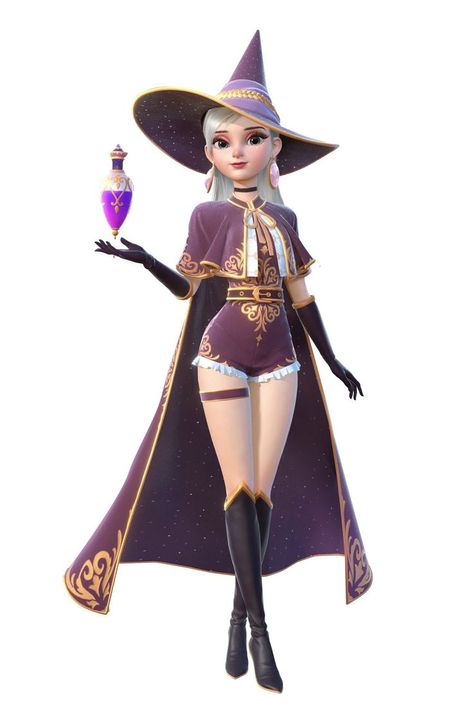 Witch Characters, Fantasy Witch, Fantasy Heroes, Draw The Squad, Witch Design, Time Princess, Halloween Drawings, Barbie Princess, Witch Art