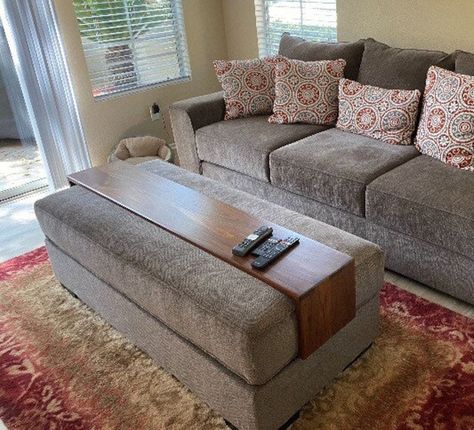 [Promotion] 31 Great Over Ottoman Coffee Table Tricks You'll Be Glad You Discovered #overottomancoffeetable Oversized End Table, Ottoman Tray Table Overlay, Ottoman Overlay Table, Ottoman Table Tray, Ottoman Tray Table, Diy Ottoman Table Top, Trays For Ottomans Living Rooms, Table Over Ottomans, Ottoman And Coffee Table In Living Room