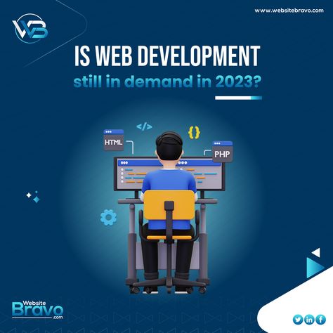 Web development is currently an excellent career to have. The demand is already there for web developers and the projections look great. Demand for the next decade is expected to steadily grow, and the industry is considered quite lucrative. If you need help with working in web development or refining your skills as a web developer contact us now. #websitedevelopment #wordpress #development #business #brand #digitalmarketing #socialmedia #socialmediamarketing Technology Posts, Wordpress Development, Wordpress Landing Page, Website Developer, Ecommerce Web Design, Wordpress Developer, Ecommerce Web, Web Application Development, Mobile Development