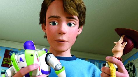 Is This What Really Happened to Andy’s Dad in “Toy Story”? Andy Toy Story, Pixar Quotes, Toy Story Andy, Toy Story 1995, Movie Trivia, Toy Story Movie, Tom Y Jerry, Woody And Buzz, Fan Theories