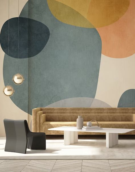 Abstract Wallpaper | Exciting & Dramatic Patterns | Bobbi Beck Geometric Abstract Wallpaper, Premium Wallpaper, Abstract Wall Painting, Modern Mural, Wall Murals Painted, Accent Wall Decor, Wallpaper Modern, Modern Wallpaper, Wallpaper Mural