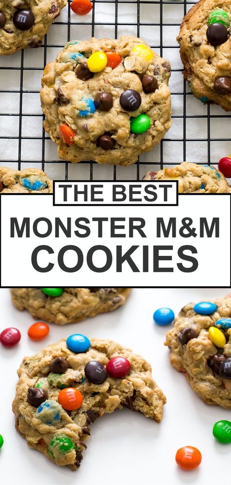 One Giant Cookie, Giant Cookie For One, Big Monster Cookies, One Giant Cookie Recipe, Giant Oatmeal Cookies, Giant Monster Cookies, Giant Peanut Butter Cookies, Giant Cookies Recipes, One Big Cookie Recipe