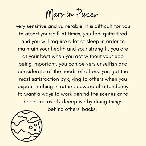 Mars Pisces, Mars Makeup, Mars Sign, Mars In Pisces, Virgo And Pisces, Rising Signs, Astrological Chart, September Baby, Astrology Planets