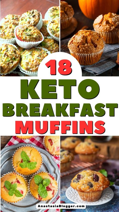 Explore a collection of 18 delectable keto breakfast muffin recipes that are simple to make at home. Indulge in these scrumptious low carb treats and elevate your mornings with flavor and wholesomeness! Keto Breakfast Pastries, Keto Brunch Recipes, Low Carb Muffin, Low Carb Breakfasts, Low Carb Breakfast Muffins, Low Carb Muffin Recipes, Keto Breakfast Muffins, Keto Muffin Recipe, Ketogenic Breakfast