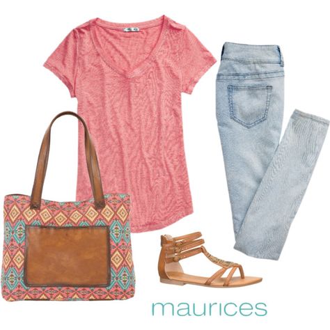 Summer 2015 by maurices on Polyvore featuring maurices Hudson’s Maurice Salad, Maurice’s Fall Outfits, Maurices Plaid, Maurices Sweater, Maurices Style, Weekend Wear, Spring Summer Outfits, Women's Style, Spring Summer Fashion