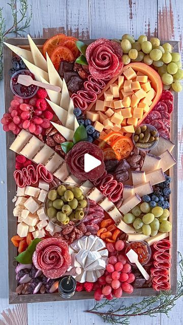 4,871 likes, 35 comments - charcuterie_n_things on October 27, 2022: "Say cheese… #charcuterie #foodstyling #cheese #grazingtable #food52 #thefeedfeed #foodnetworkk..." Cheese Meat Platter, Casual Charcuterie Board, Smirly Charcuterie Board Ideas, Professional Charcuterie Board, Cheese Triangles Charcuterie, Caprese Charcuterie Board Ideas, The Perfect Charcuterie Board, Charcuterie For 10, Cheese Board Date Night