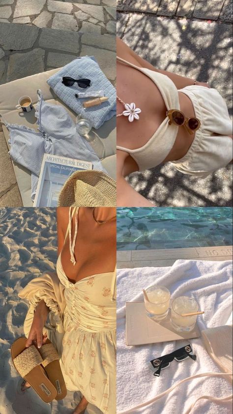 Hawaii Collage, Beachy Outfits Aesthetic, Vacay Aesthetic, Goals Vision Board, Beach Aesthetic Outfits, Aesthetic Hawaii, Beachy Girl, Wellness Aesthetic, Beach Girl Aesthetic