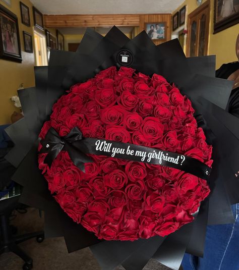 This weekends 100ct rose bouquet✨ . . .Dm to place your orders🫶 #ramobuchon #ramo #ramos #rosebouquet #rosas #forher #ie #riverside #perris #morenovalley #sanbernardino #trending #fyp #fypage #fyp��シ #willyoubemygirlfriend #100ctbouquet #smallbusiness #smallbusinesssupport Christmas Ribbon Rose Bouquet, Spooky Ramos Eternal, Eternal Flower Bouquet Ribbon, Ribbon Roses Bouquet Valentines, Biggest Bouquet Of Roses, Will You Be My Girlfriend, Ask Out, Ribbon Bouquet, Me As A Girlfriend