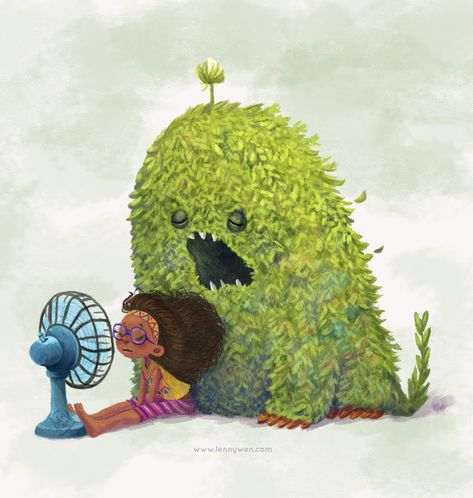 Leaf Monsters on Behance Leaf Monster, Leaf Illustration, Monster Illustration, Jojo Parts, Book Illustration Art, Illustration Character, Illustration Character Design, Children Illustration, Book Illustration