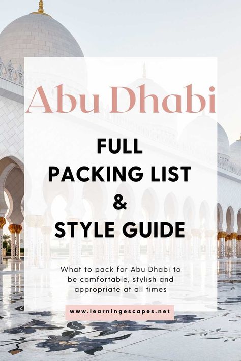 Uae Outfit Abu Dhabi, Packing List For Dubai, Abu Dhabi Outfits What To Wear, What To Wear In Abu Dhabi, Ferrari World Abu Dhabi Outfit, Abu Dhabi Outfits, Outfits For Dubai, Dubai Vacation Outfits, Dubai Packing List