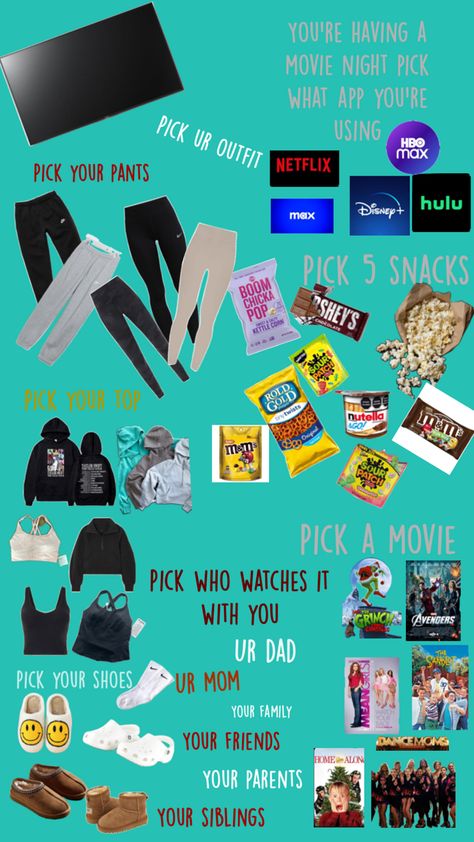 Movie night pick your essentials Movie Night Essentials, Watch Your Back, Kettle Corn, Sour Patch, Sweet And Salty, Dance Moms, Movie Night, Parenting, The Originals